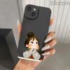 Cute Cartoon Little Girl Printed Silicone Case For Samsung Galaxy S25 Ultra S24 Plus S23 S22 S21 S20 FE A55 A54 A15 A35 Cover