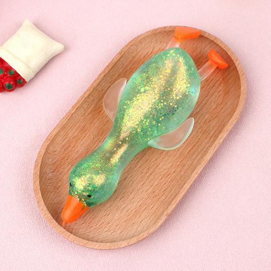 Třpytivá kachnička Fidget Hračka na odbourání stresu Průhledná kachnička Senzorická hračka Zvířátko na dekompresi Míček na stres Party drobnosti Výplň velikonočního košíku