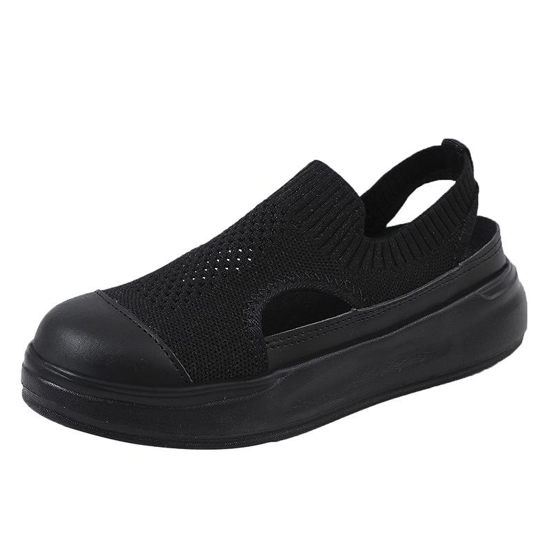 Shoes Women's Soft Soles Are Not Tired, Foot Shoes Are Breathable Women's Shoes, New One-pedal Platform Shoes, Women's Lazy Shoes