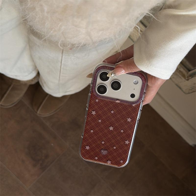 

Retro Diamond Star Grid 3D Horse Case for iPhone 17, 16 Pro Max, 15, and 14 - New Style iPhone 13