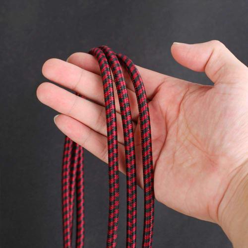 BESTU 3m Shielded Guitar Cable for Guitar, Bass, Electronic Drums, and Drums, 6.35mm Noise-Canceling Shielded Professional Cable with Fabric Braid, St