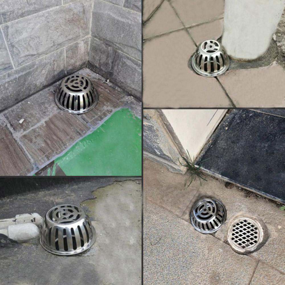 3/4/5inch Downspout Filter Gutter Leaf Guard Downpipe Protection Roof Pipes Anti-blocking Filter Screen Cover