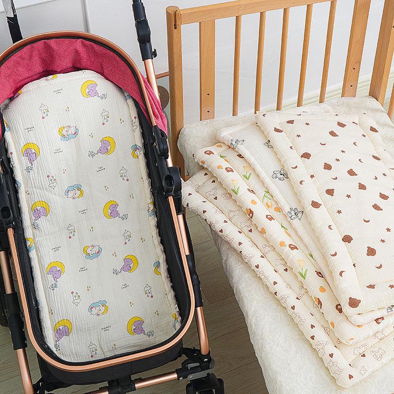 Soft Breathable Baby Stroller Cushion & Blanket - Four Seasons Universal Comfort Pad