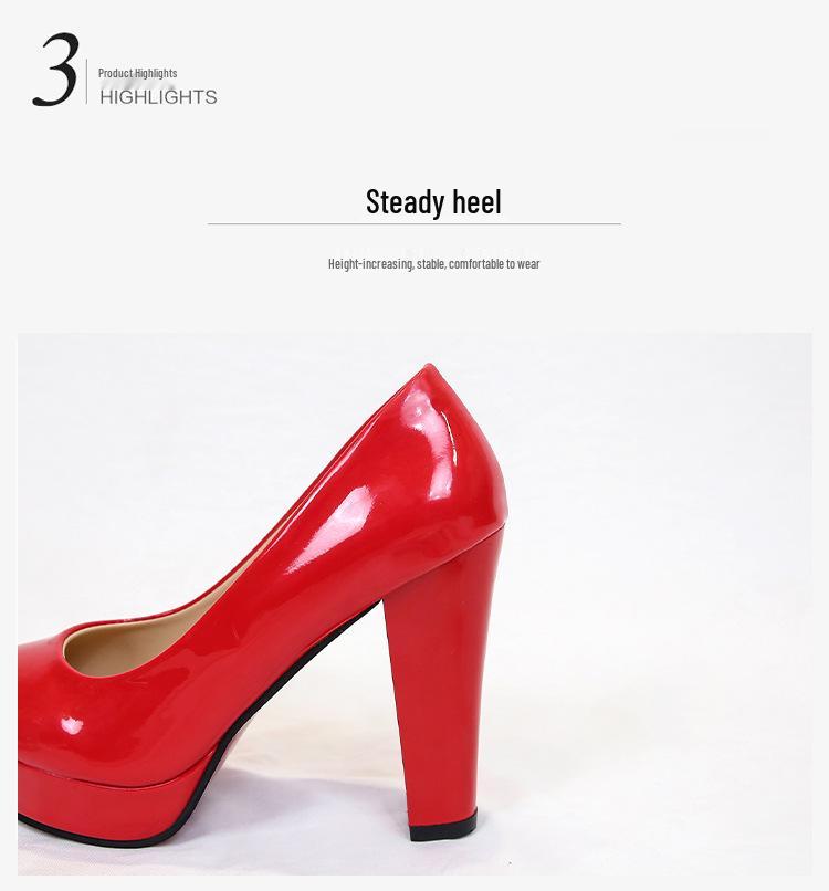 Women's Chunky Heel Professional High Heels for All Seasons