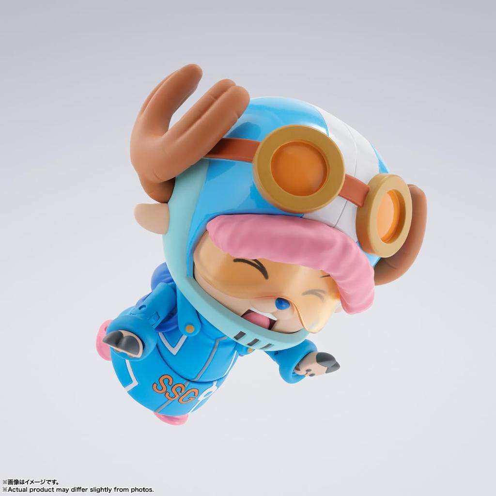 TAMASHII NATIONS ONE PIECE Tony Tony Chopper Island 75mm PVC ABS Painted Movable Figure S.H.Figuarts -Future Egghead- Approx. &