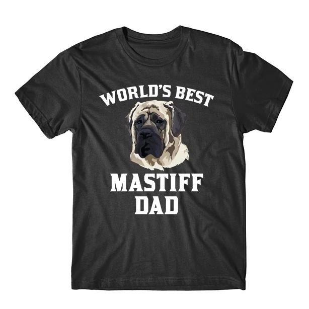 World s Best Mastiff Dad Dog Owner Graphic T-Shirt 3XL