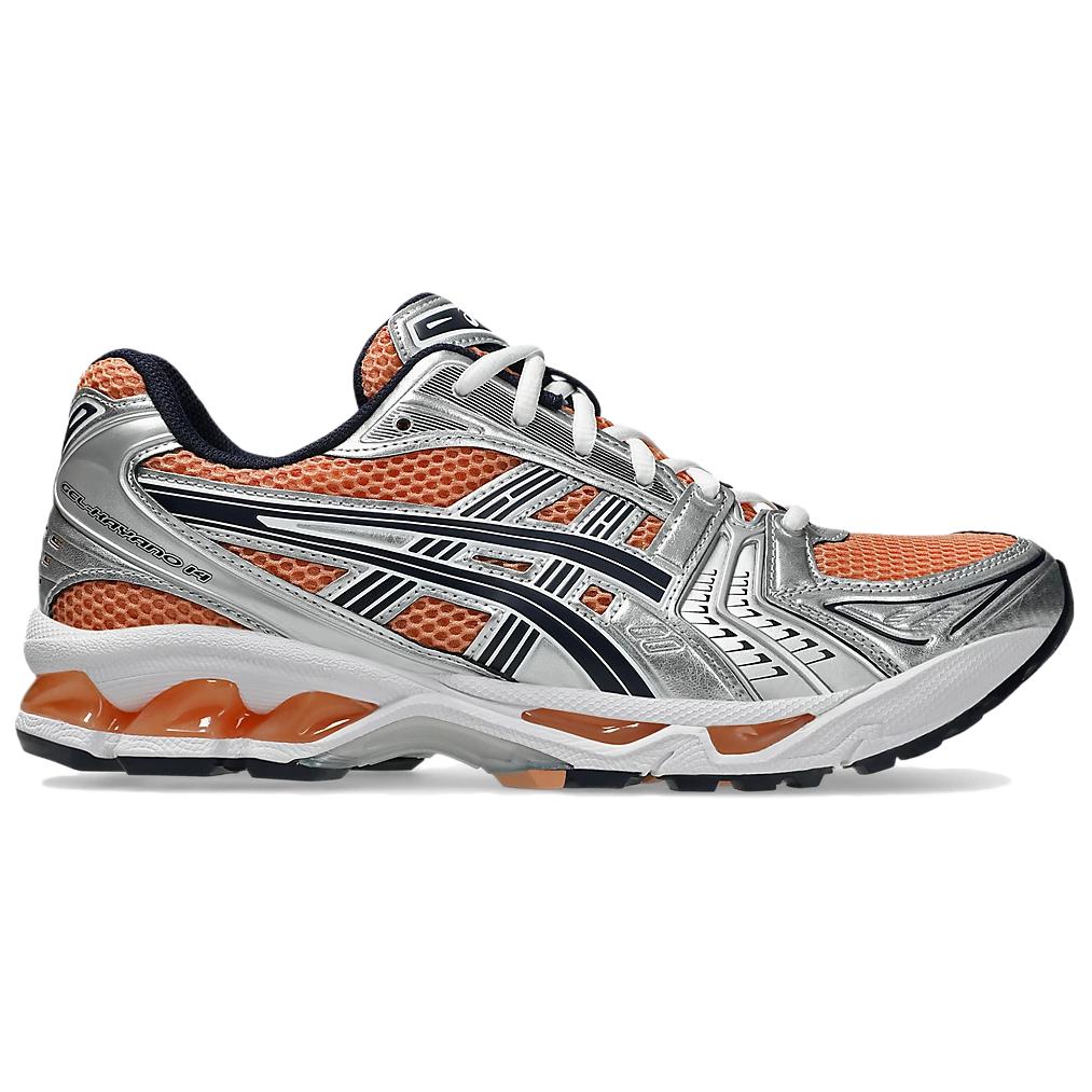 Asics Gel Kayano 14 Sepia Pure Silver Unisex Sneakers Orange 1203A537-201