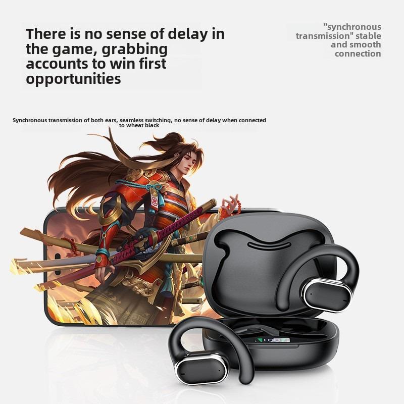 X93 hanging ear cross-border new high sound quality comfortable wear Bluetooth 5.3 intelligent digital display long life private