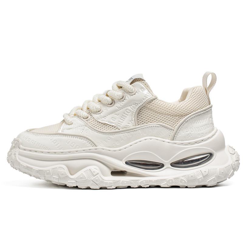 Dad Shoes Spring and Summer Mesh Breathable Shoes Men's Heightened Thick-soled Korean Version of Youth Sports and Leisure Trendy Men's Shoes