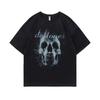 Women Deftones Merch Chino Moreno Diamond print ladies T-shirt casual basics O-collar Black shirt short sleeve ladies T-shirts