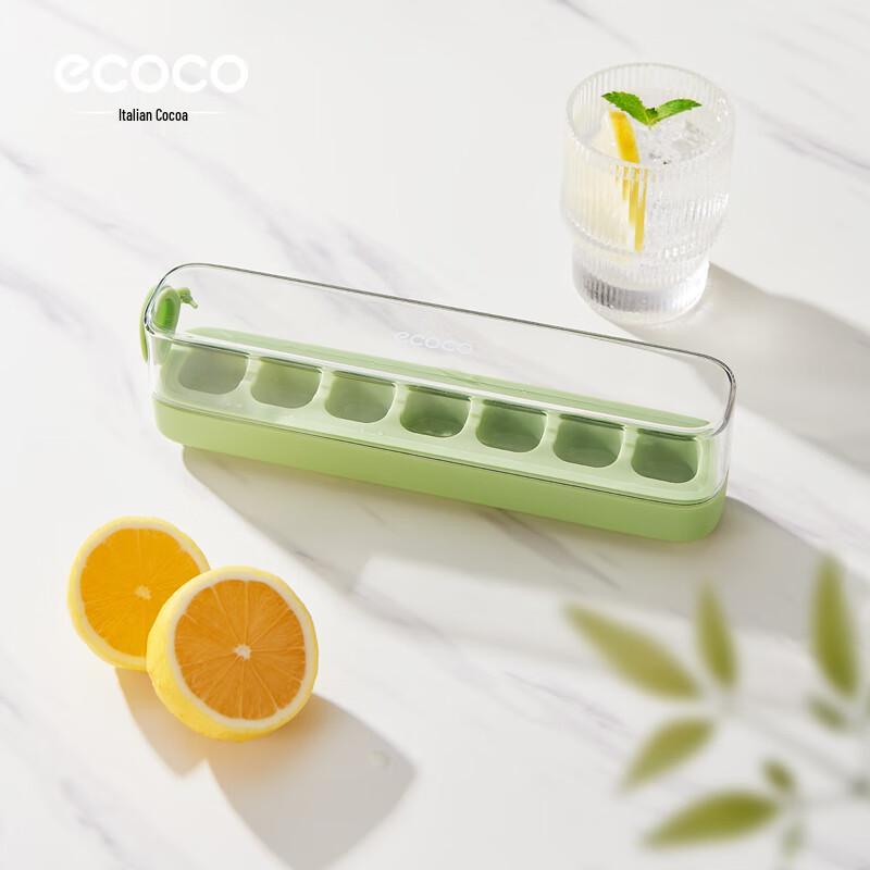 ecoco Automatic Water Filling Ice Cube Tray with Lid