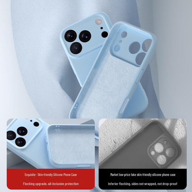 Shangsu Liquid Silicone Phone Case for iPhone 17 Series