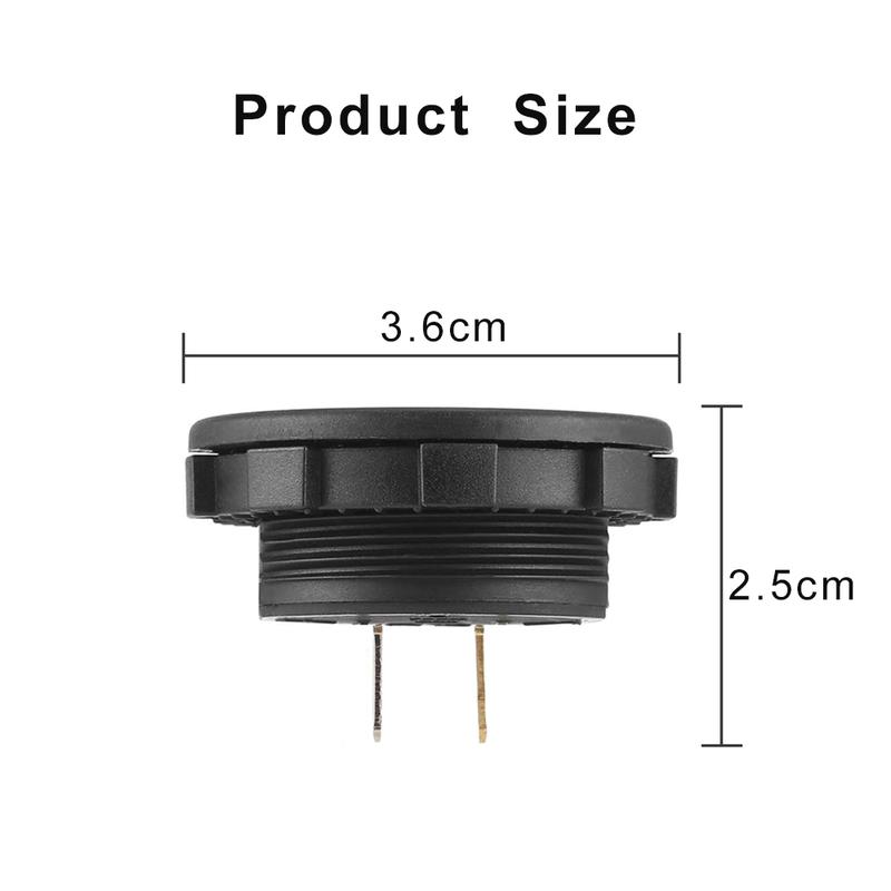 DC 12V 24V Car Voltmeter with LED Digital Display Waterproof Voltage Gauge Meter for Car Boat Marine Truck ATV UTV