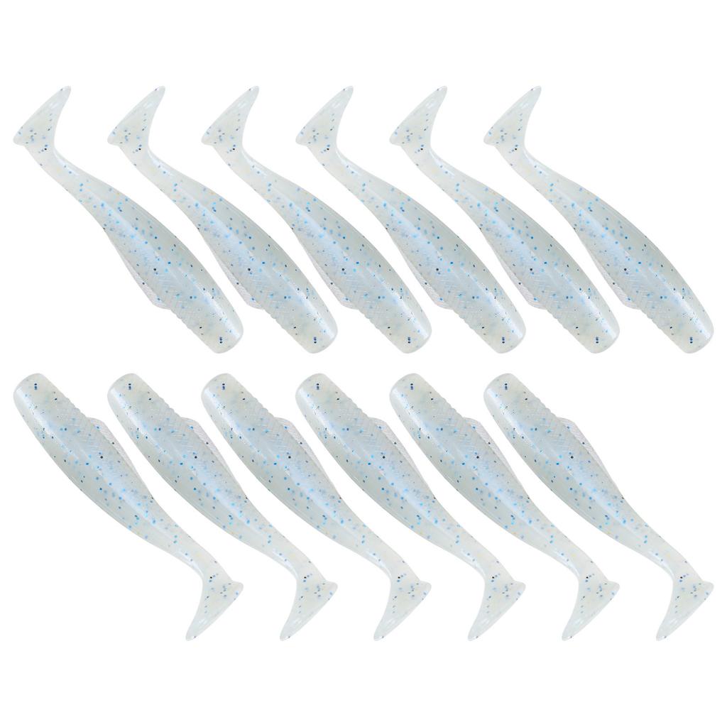 2Set 6pcsSet Artificial Simulation Solf Silicone Fishing Lure Soft Bait T Tail Accessory6#