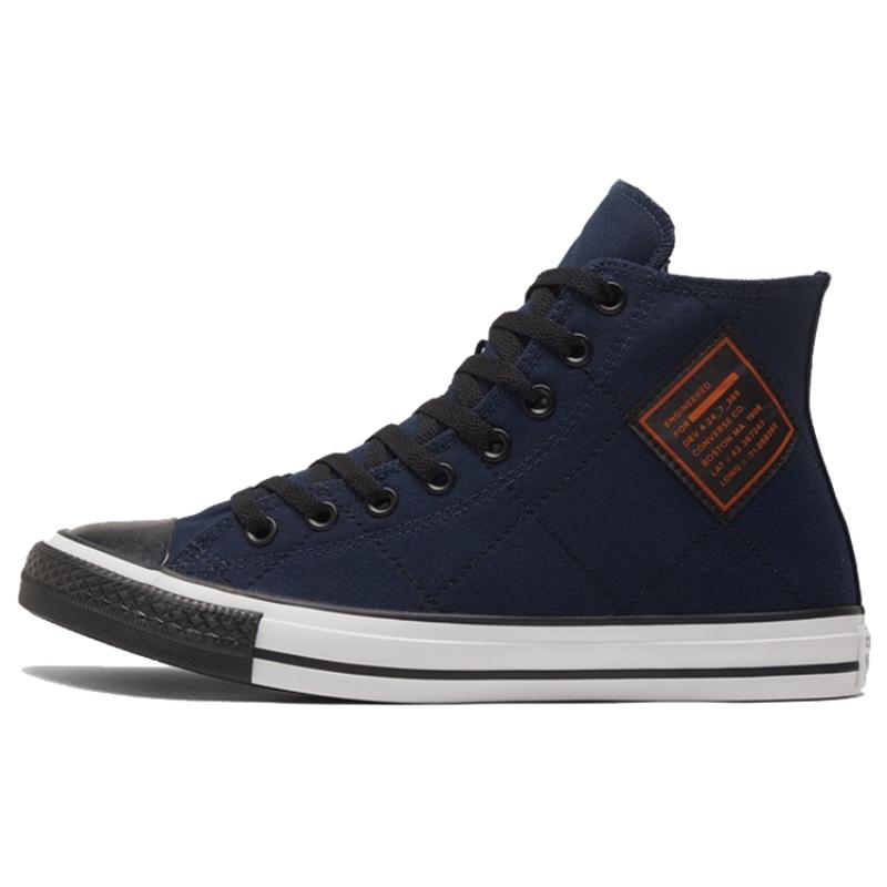 

Converse Chuck Taylor All Star Comfortable and Versatile Abrasion Absorbing High Top Espadrilles Unisex Navy Blue 36.5