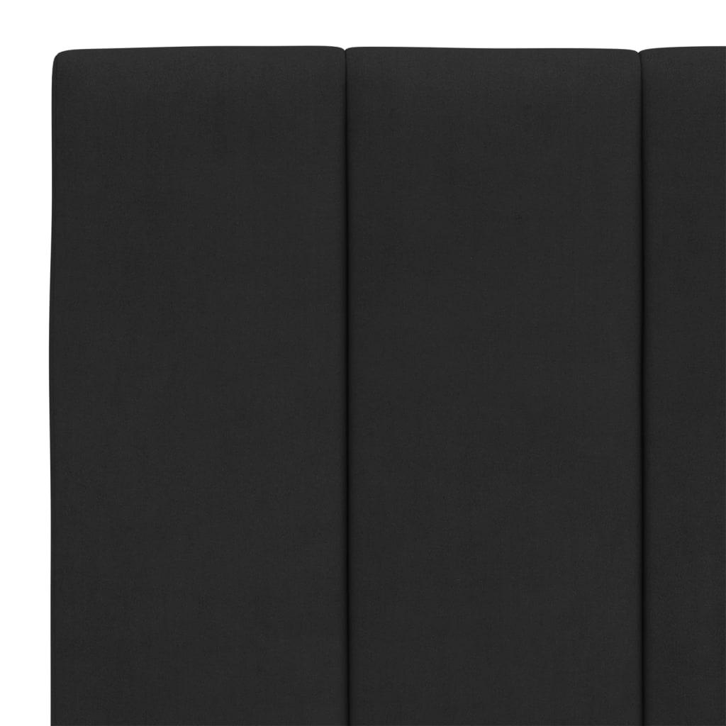 Vidaxl Łóżko Z Materacem, Czarne, 120X200 Cm, Aksamitne