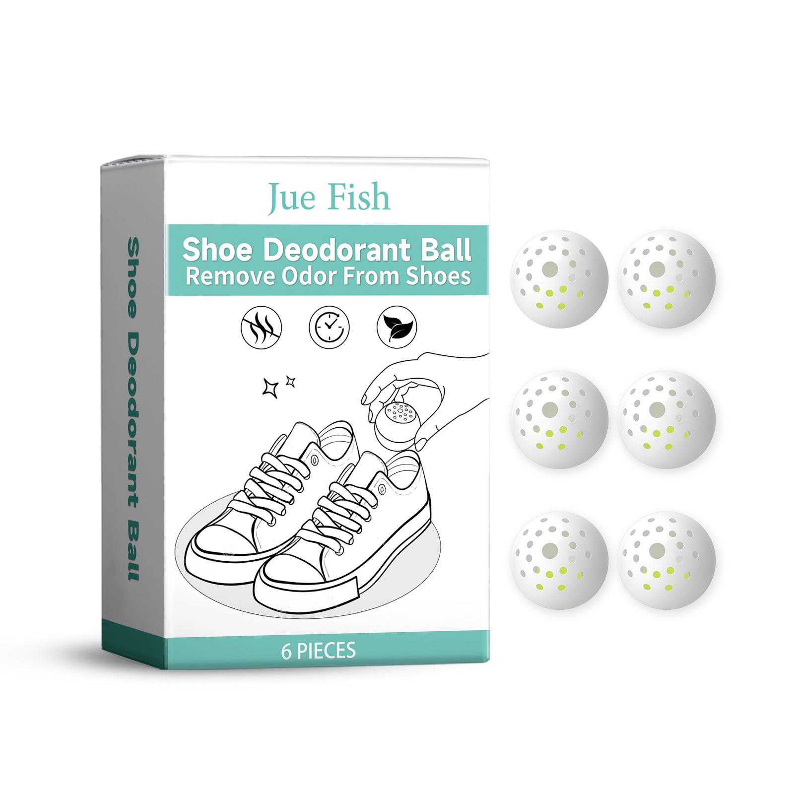 JUE FISH Shoe & Sock Deodorant Balls: Odor Remover & Fresh Air Freshener with Long-Lasting Fragrance