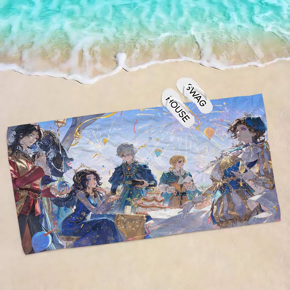 

Horror Game I-Identity V Microfiber Blanket Quick Drying Beach Towels Oversized Printing Super Absorbent Pool Towel Blanket W30*H60(CM)
