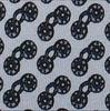 Dunhill COG Repeat Light DU21RPTP1C0450R Tie, Approx. 8cm, Blue,