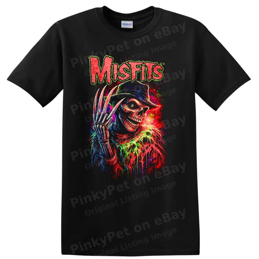 Skull Graphic Retro Rock T Shirt Horror Vibes Monster Fan Tee