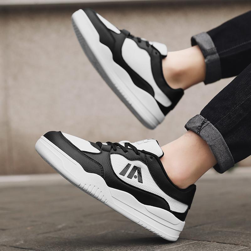Wide Toe Box Sneakers for Men Breathable Mesh Casual Sports Shoes Plus Size 39-48 Board Shoes Anti-slip Soft Sole