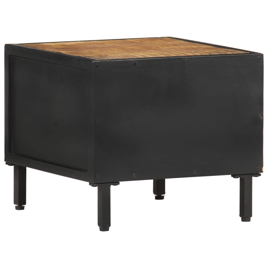 Nightstand 40 x 40 x 35 cm Rough Mango Wood