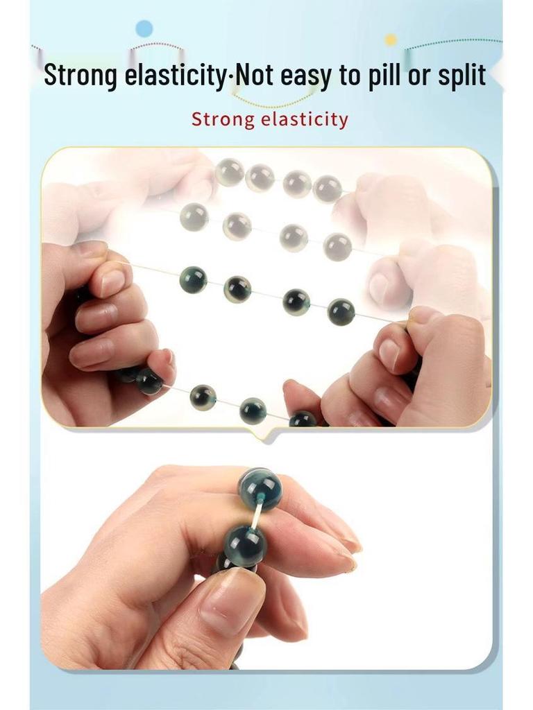 Colorful Elastic Cord for DIY Jewelry: Bracelet, Buddhist Beads, and Handmade Projects