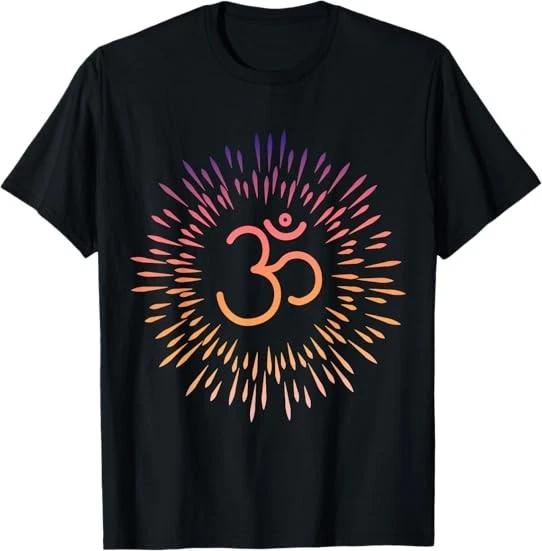 Om Symbol Aum Meditation Chakra Mindfulness Namaste T-Shirt S-3XL M