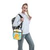Cartoon Pokemon Theme Insulated Lunch Bag Insulation Bento Pack Rice Bag  Bolsa Student Bento Lunch Handbag Insulation