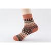 Winter Fashion Special Ethnic Style Thick Woolen Socks Retro Thickened Warm Rabbit Wool Socks for Women Polka Dot Ethnic Style Cashmere Socks