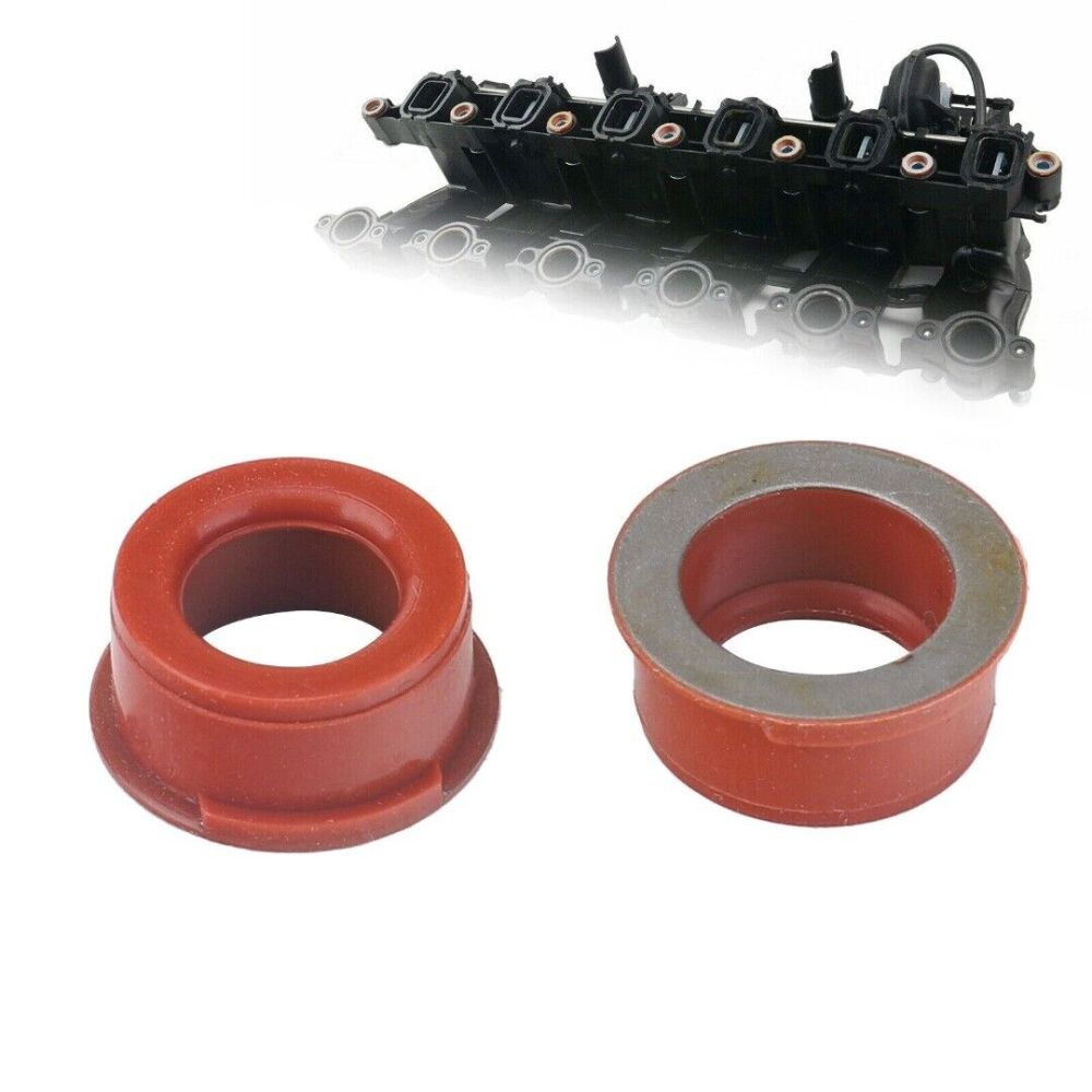 20 Stück Autoteile Zubehör Ansaugkrümmer Dichtungssatz für BMW M47 M57 E46 E53 E60 E63 E65 E87 E90 E91