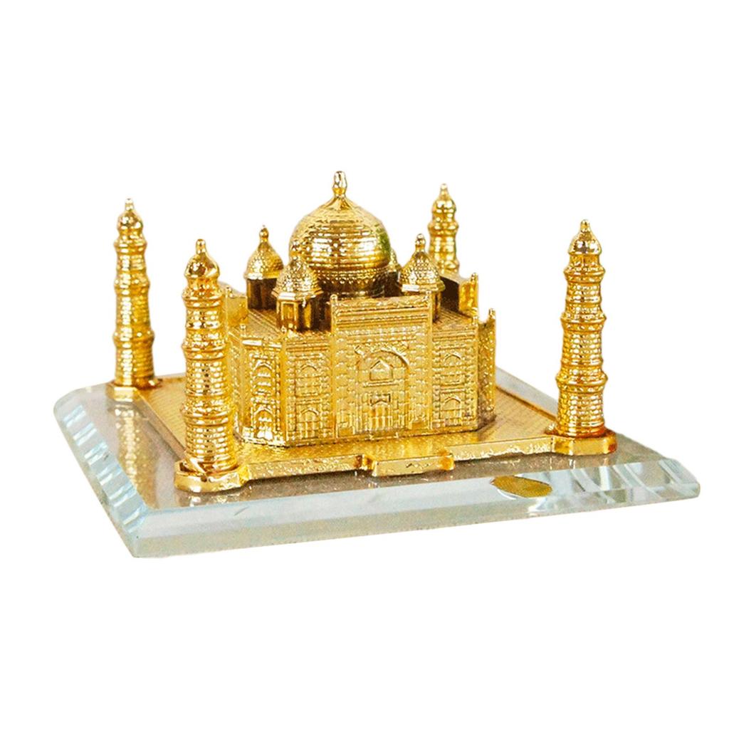 Metal India Taj Mahal Model Ornament Durable Versatile Decoration Souvenir 4x4.3x6.3inch for Home Office Decor Attractive