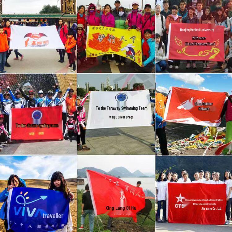 Customizable Outdoor Advertising Flags for World Cup: Water-filled Base, Thickened Design, Vibrant Colors