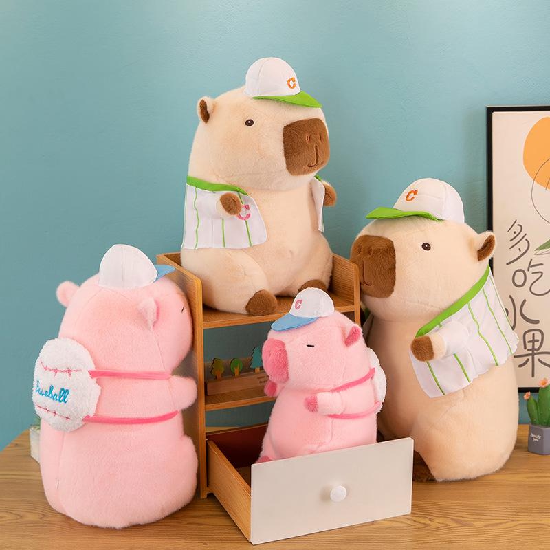 Sports Capybara Doll Ugly Cute Doll Birthday Gift for Girlfriend