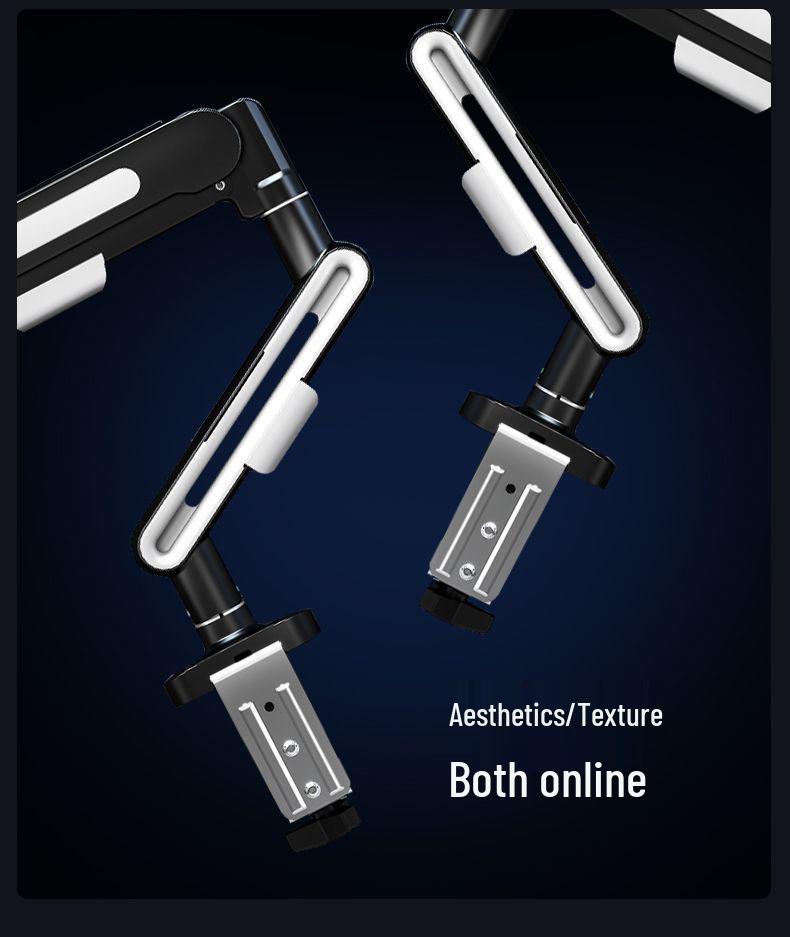 Suport monitor de gaming reglabil cu braț rotativ și ridicător