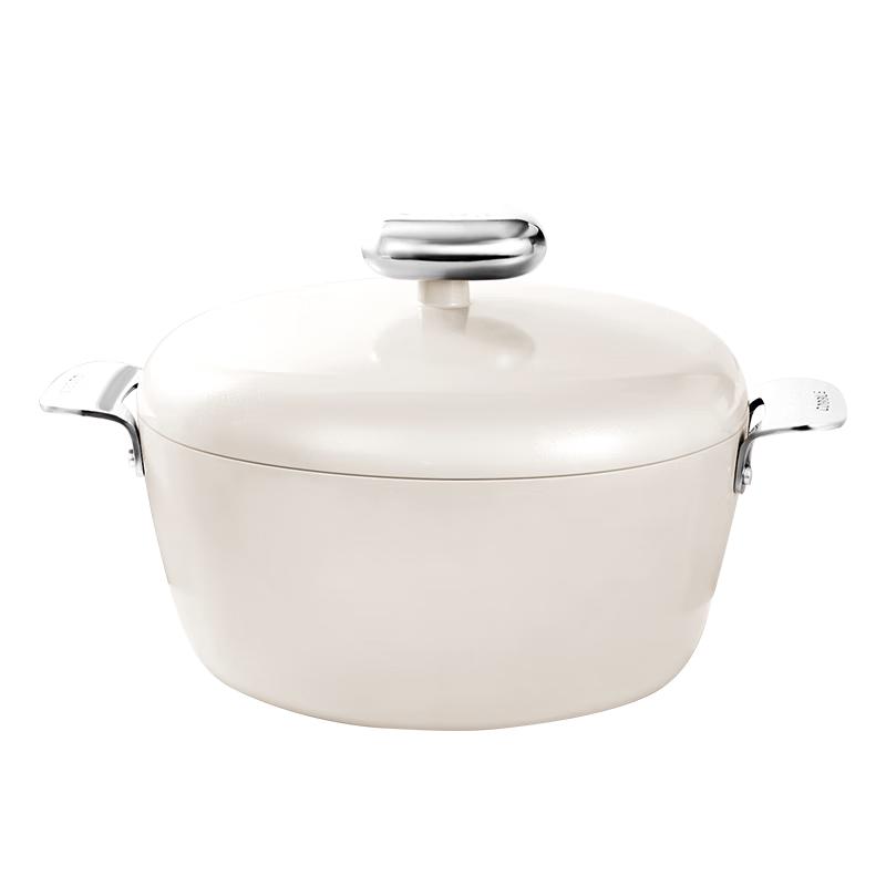Wenlun Mountain 24cm Magnolia Pebble Design Cooker