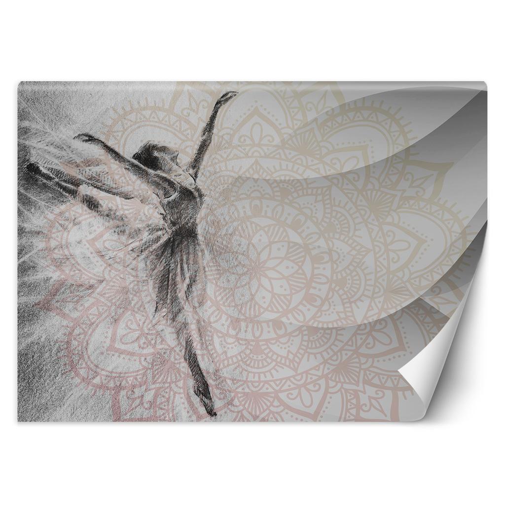 Wallpaper Ballerina Mandala