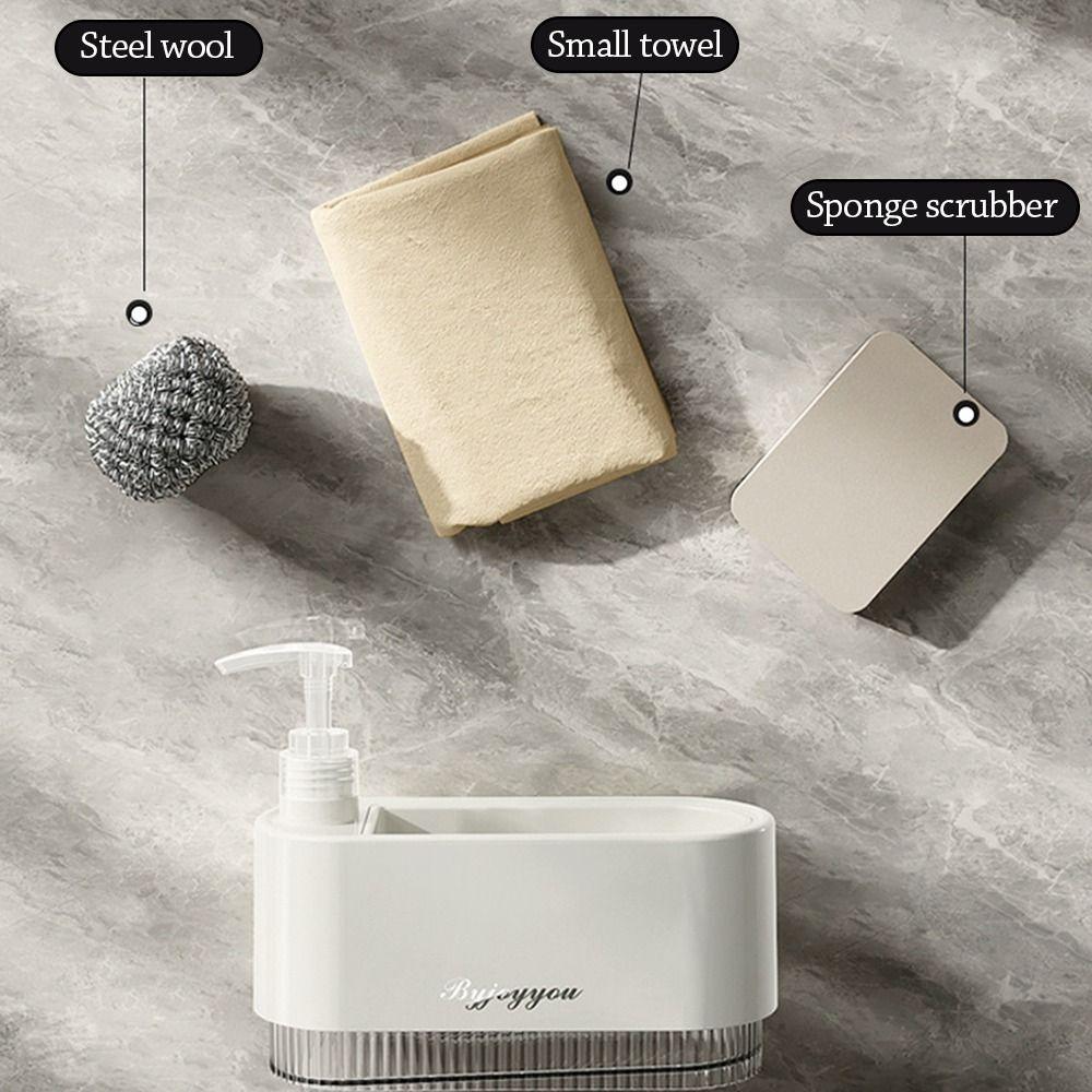 Durable 650ML Soap Dispenser Press Type Reusable Detergent Bottle Shower Gel Refill Bottle Household