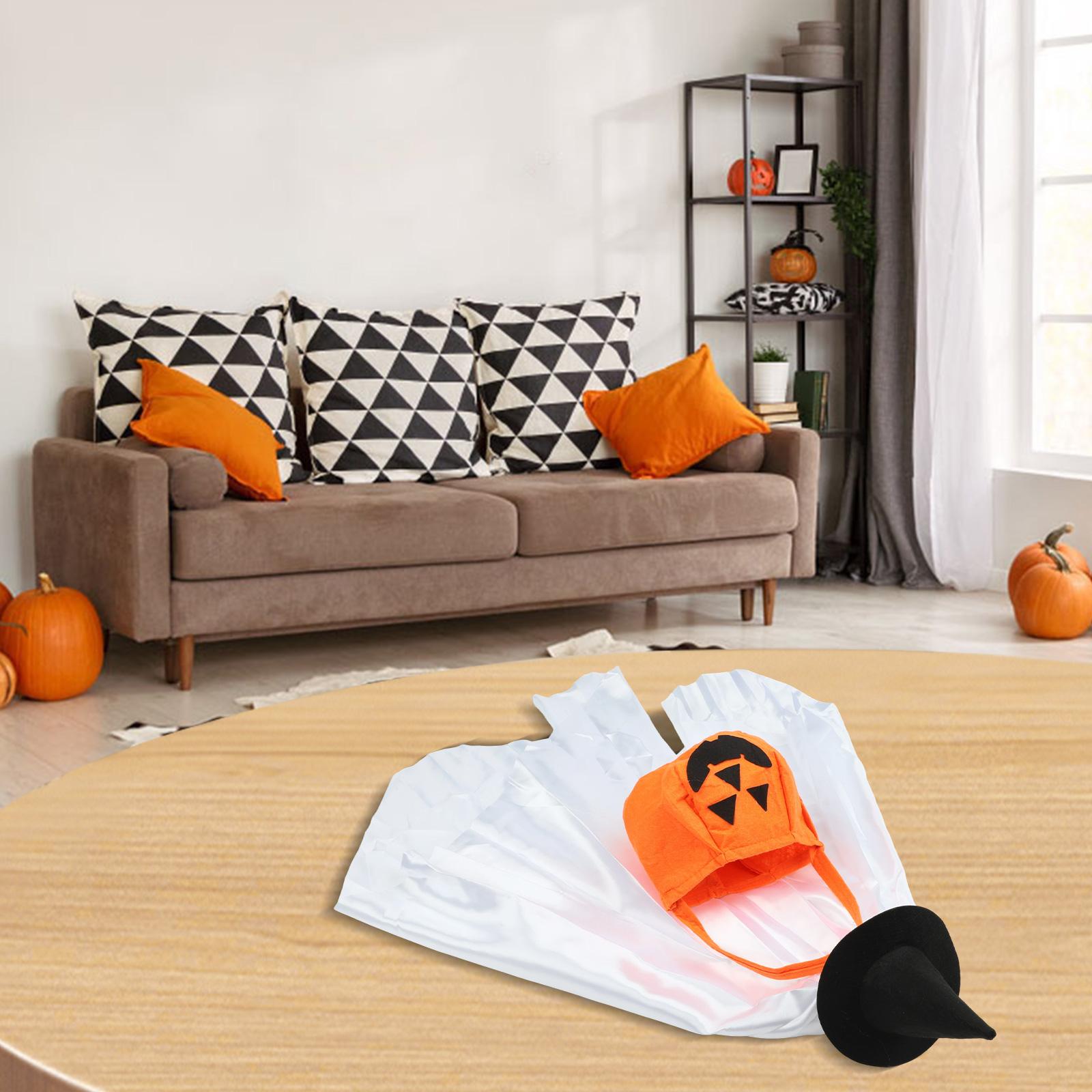 Easy Installation Decor Halloween Costume White Halloween Decoration 23 Inch Size Easy Installation Felt And Polyester Material China Mainland