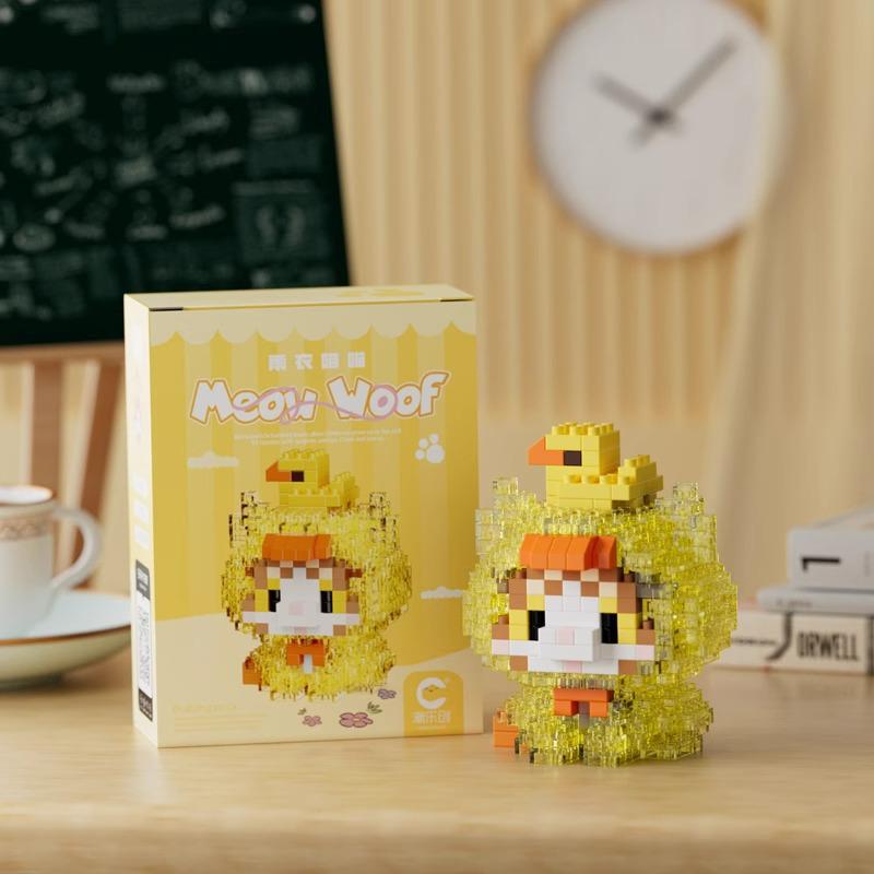 Children's Micro-Particle Building Block Animal Figurines: Creative Assembled Toys for Boys and Girls