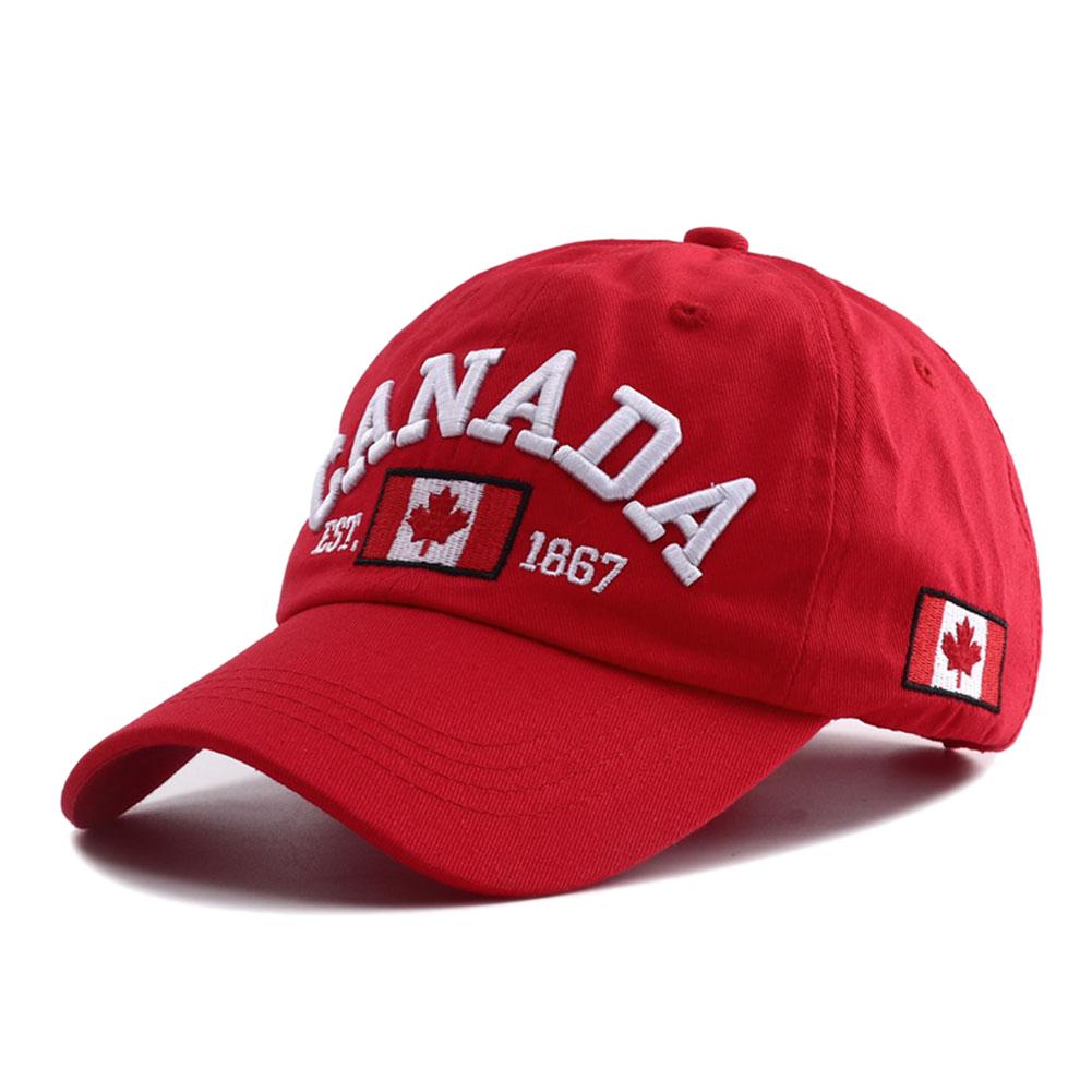 Sports Outdoor Adjustable Style Street Urban Hop Hip Bone Snapback Cap Baseball Stitching Embroidered Flag Canada New Brand Latest Fresh Hats For