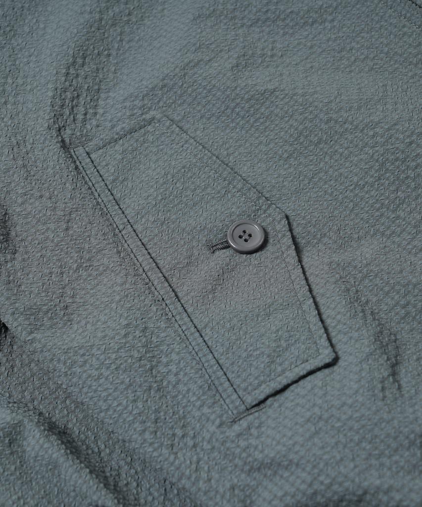 Frizmworks Seersucker Buddy Harrington Jacket _ Blue Gray