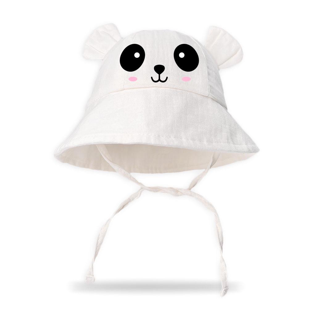 Neuer Little Bear Musselin Fischerhut für Kinder - Frühling/Sommer Baby Sonnenhut