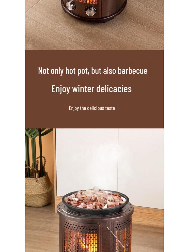 Multifunctional Energy-Saving Electric Heater Oven for Indoor Use