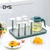 Dust-proof Cup Drying Rack Multifunctional Plastic Draining Glass Cup Holder Stand Home Decoration