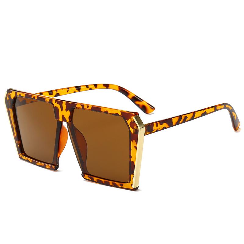 2019 Glasses, Trendy Large-Frame Sunglasses For Women, Multi-Color Colorful Street Sunglasses
