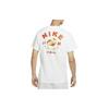 T Shirts Men's White Crew Neck Moderate Straight Fit DO2320-100