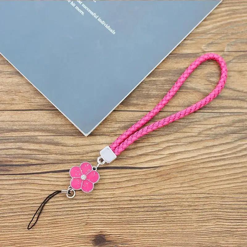 Multicolor Phone Charm Strap - Short Braided String, Anti-Lost Lanyard for Phones/Cameras, Keychain Gift Accessory