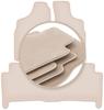 PREMIUM Beige Floor Mats For: Volkswagen Phaeton Long Sedan 2002-2012