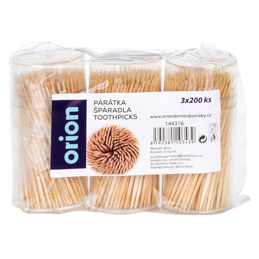 Palillos de bambú 6,5 cm 3x200 uds.